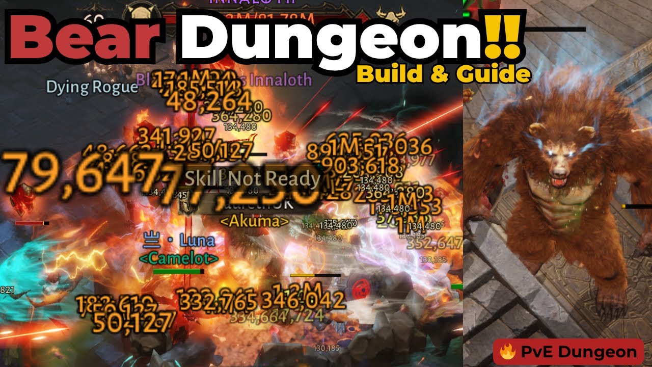 Best Bear Druid Dungeon Build – PvE Shredder!