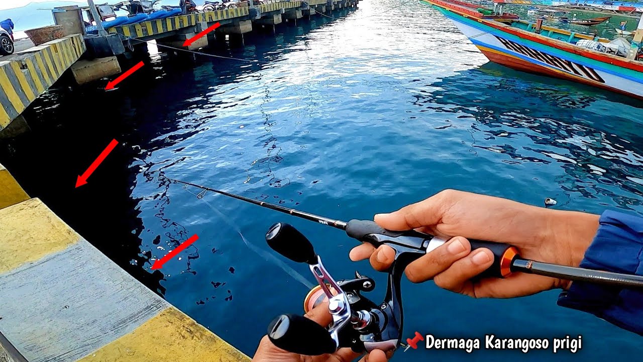 KALIAN HARUS TAU TITIK KUMPUL IKAN GT  DI SPOT INI ‼️ MANCING PINGGIRAN LAUT