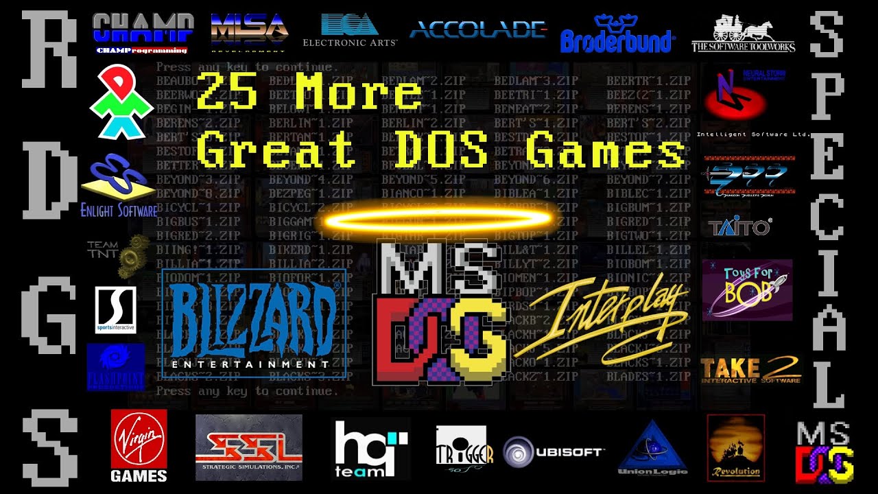 Random DOS Game Show Special: 25 More Great DOS Games (Part 6)