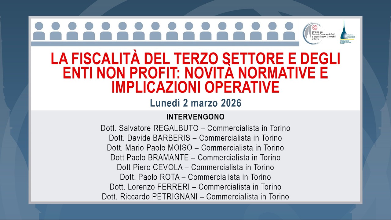 La fiscalità del Terzo Settore e degli Enti non profit, novità normative e implicazioni operative