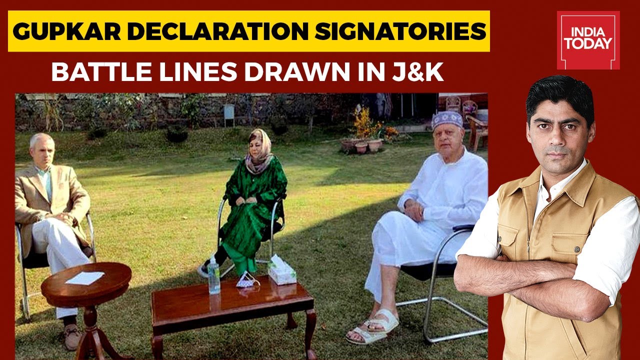 Former J&K Cm Farooq Abdullah Calls On Gupkar Declaration Signatories| India First