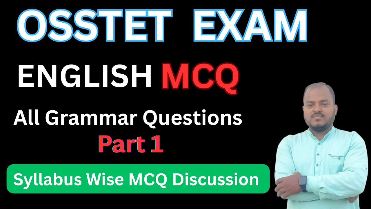 Тесты по английской грамматике (MCQ) для экзамена OSSTET || Подготовка к экзамену MO