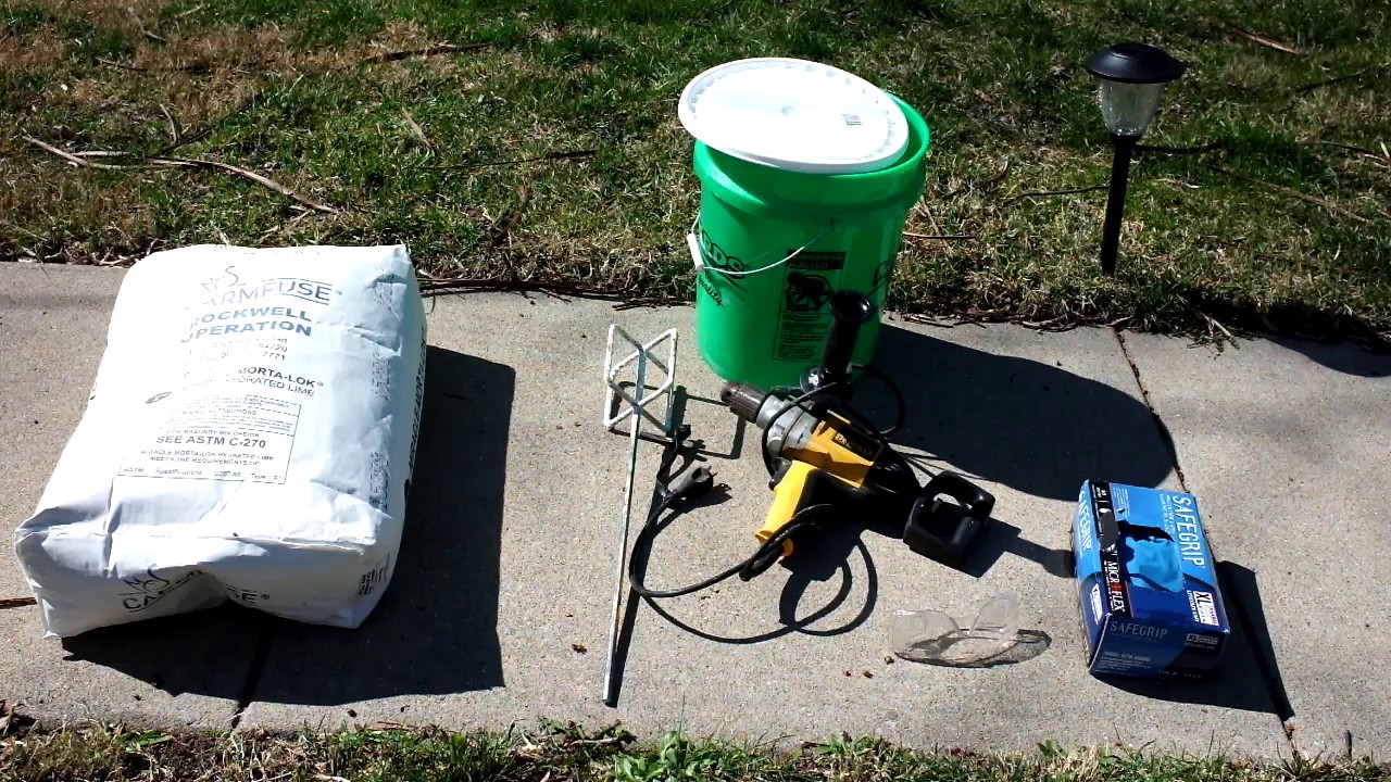 How to make Lime putty - How to make lime mortar Part 2