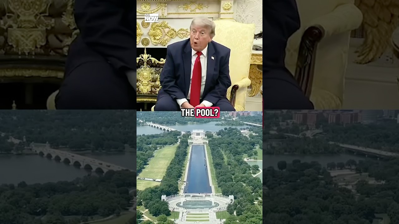 Trump details alleged vandalism to Reflecting Pool