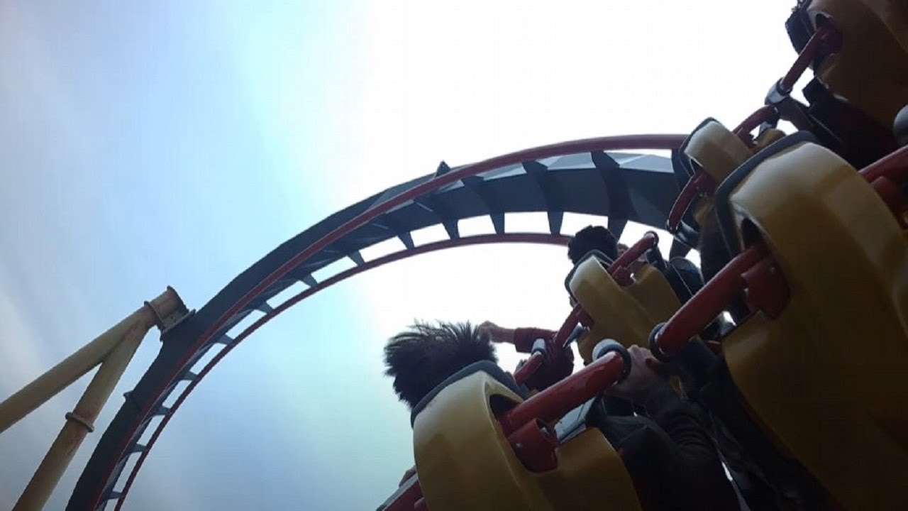 Dr. Diabolical's Cliffhanger - Six Flags Fiesta Texas - Back Row (4K HD POV) - February 2023