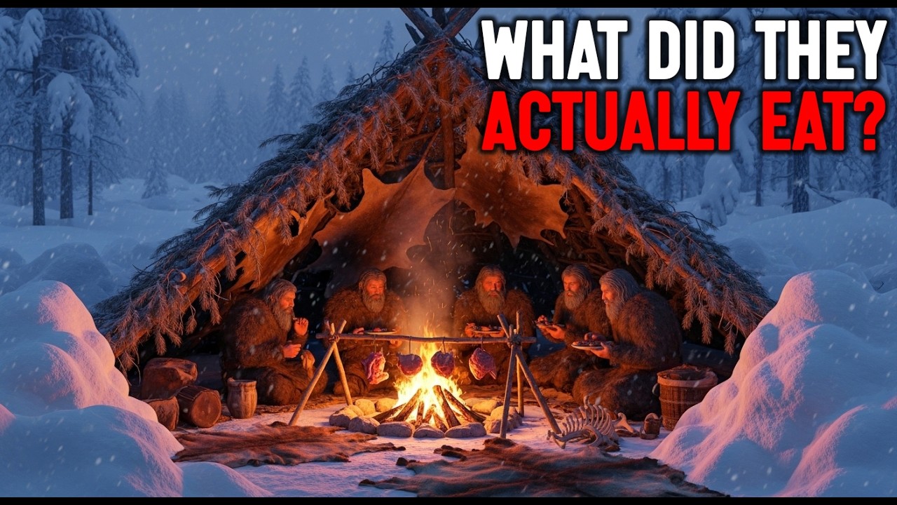 What Did Early Humans ACTUALLY Eat All Day in Ice Ages? | History for Sleep