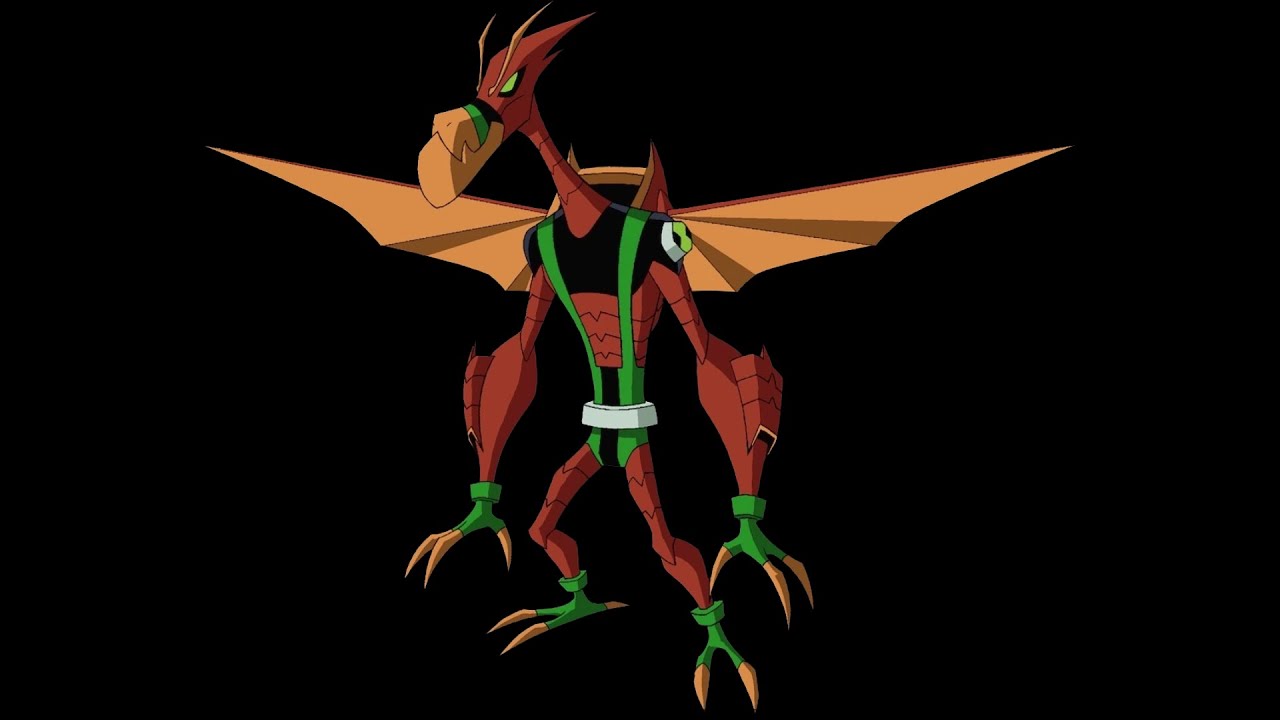 🇧🇷 Todas as Transformações do Astrodáctilo - ben10 (Dublado)