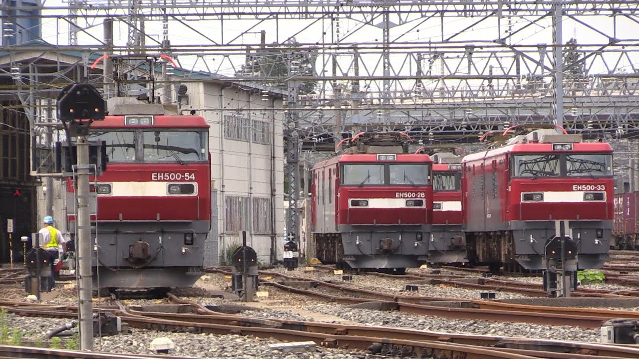 仙台総合鉄道部・東仙台信号場  EH500牽引貨物列車①