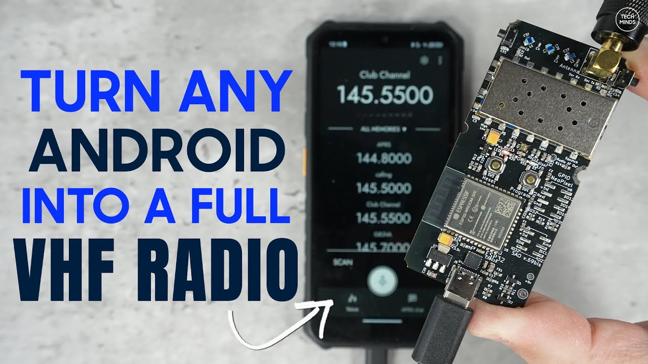 Turn Any Android Device Into A Full VHF Radio - KV4P Version 2 - NEW!