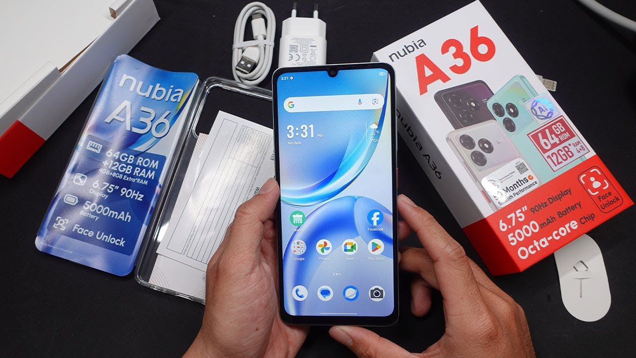 NUBIA A36 Unboxing & First impression