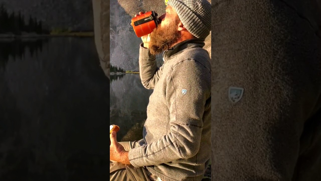 Wilderness Fishing / Camping, Cooking Bacon & Eggs on the Firebox Freestyle Modular Stove.