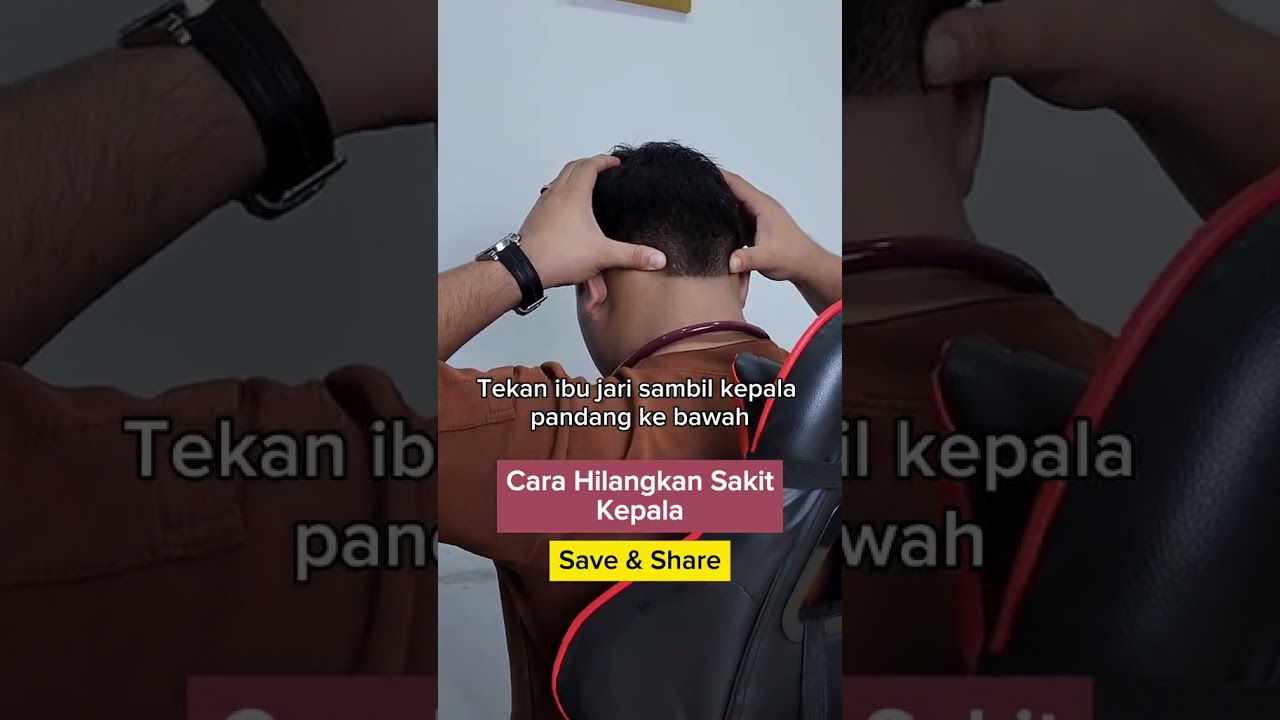 Siapa sini selalu sakit kepala? Ini Cara Hilangkan Sakit Kepala.