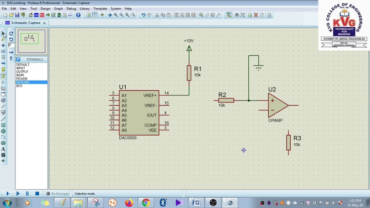 DAC0808 - Digital to Analog conversion