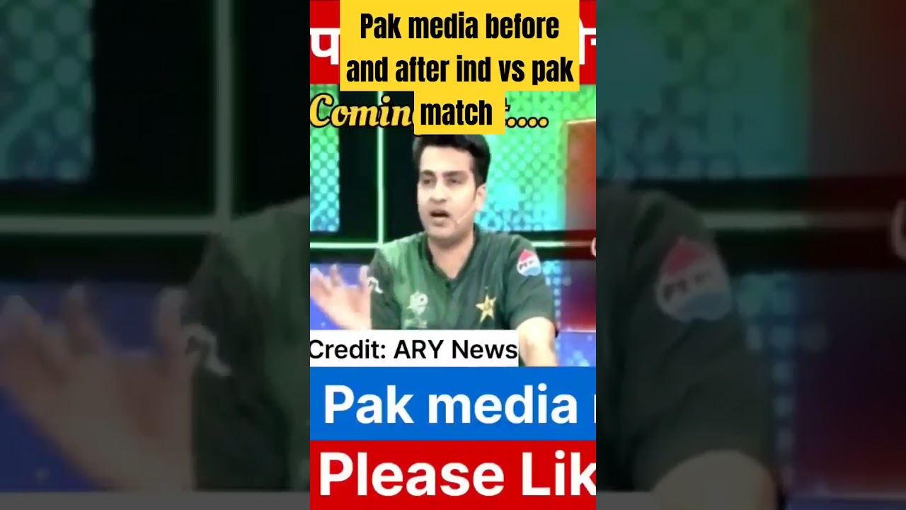 Pak media reaction before and after match #pakmediaonindia #indvspakt20wc2024 #indvspak #t20worldcup