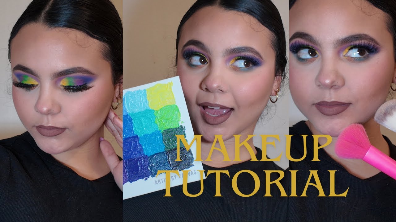 Maquillaje colorido (primer video en español) 