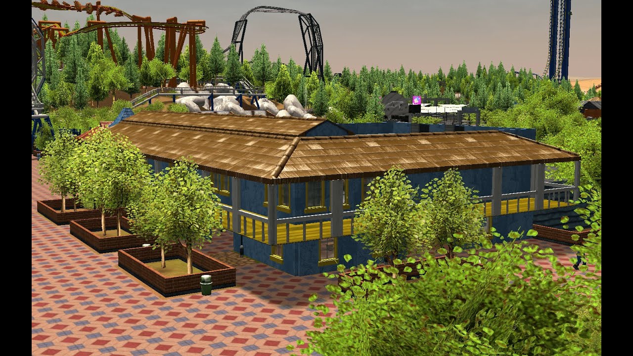 Ep 2 - Magic Mountain - Roller Coaster Tycoon 3 : Entrance Plaza