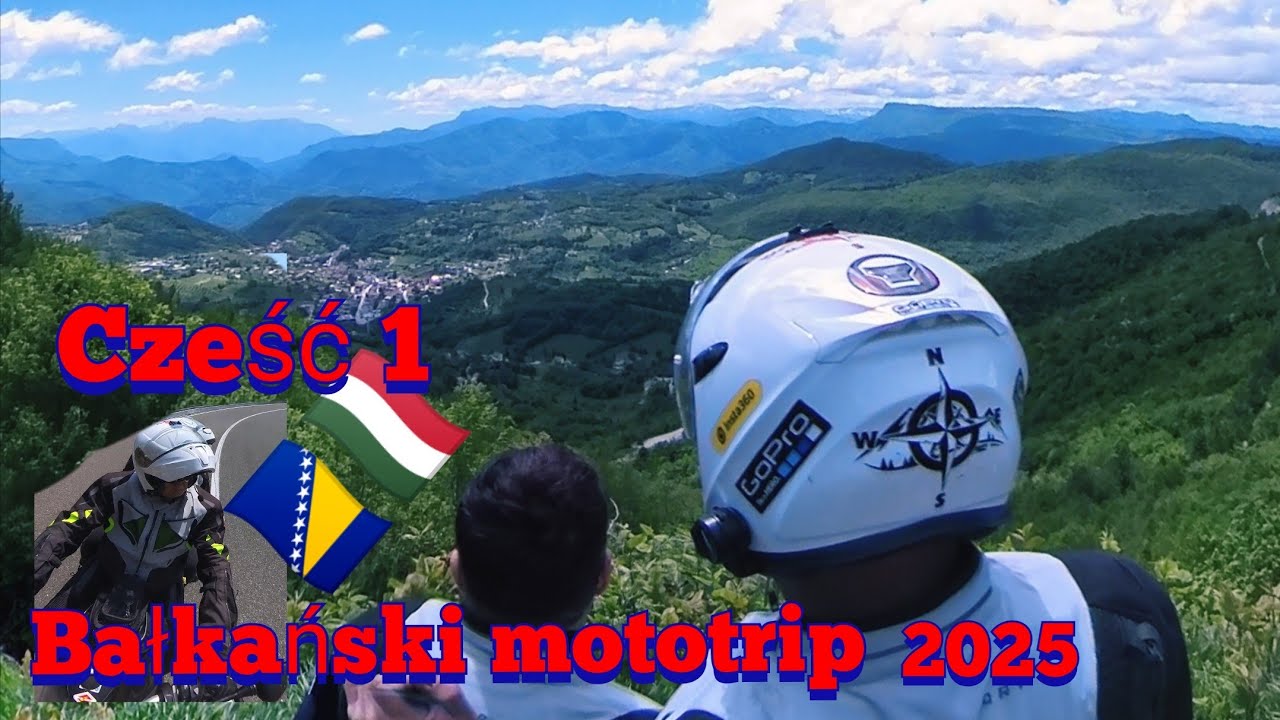 Bałkańki motocyklowy trip 2025  cz1 przystanek Balaton, debiut Bośnia. Honda VFR  CROSSTOURER X .