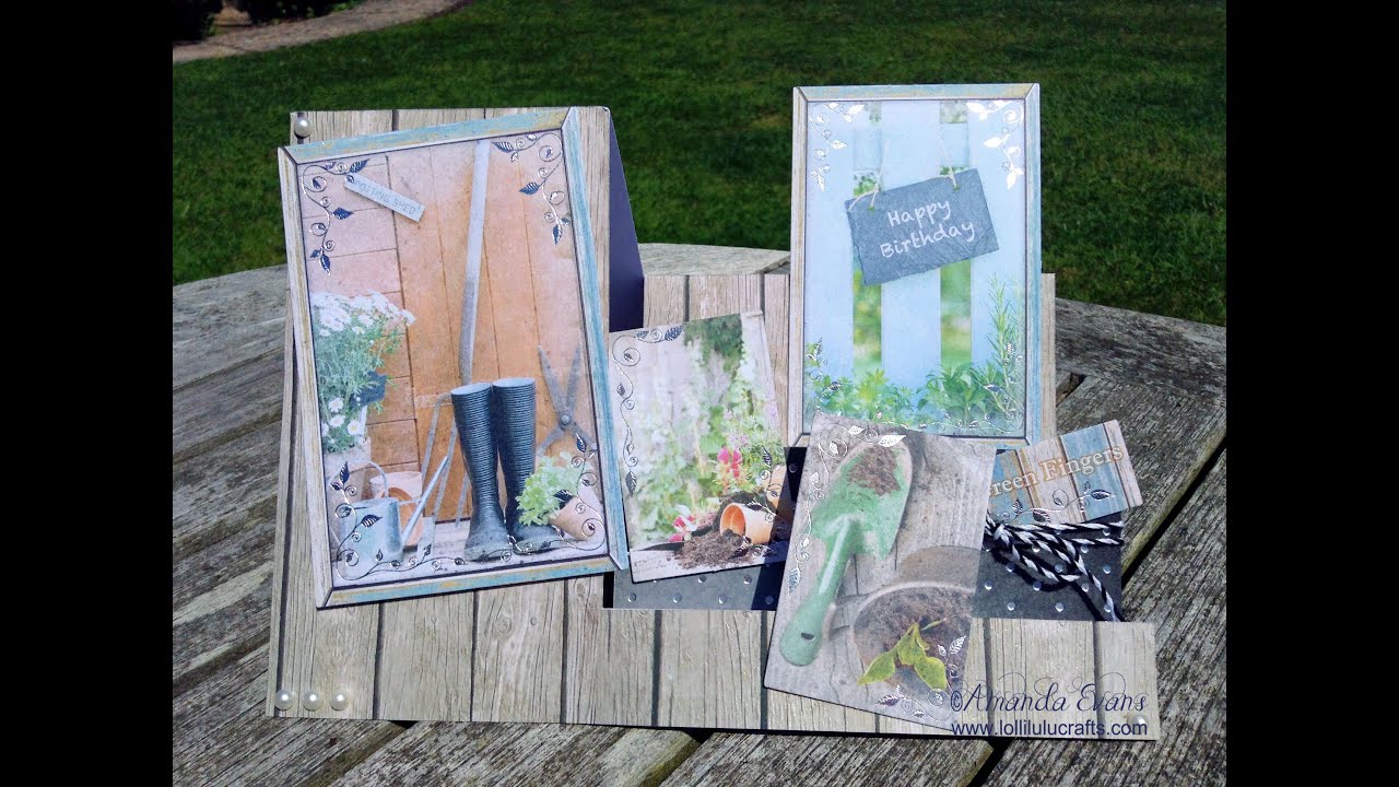 Cardz 4 Men Kanban Gardening Shaped Card