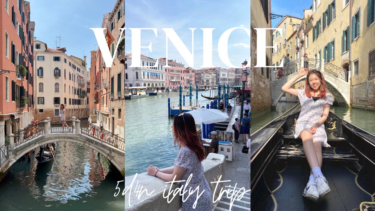 Italy vlog pt.1 VENICE | Explore the Floating City, Italian food, gondola, student budget travel🇮🇹