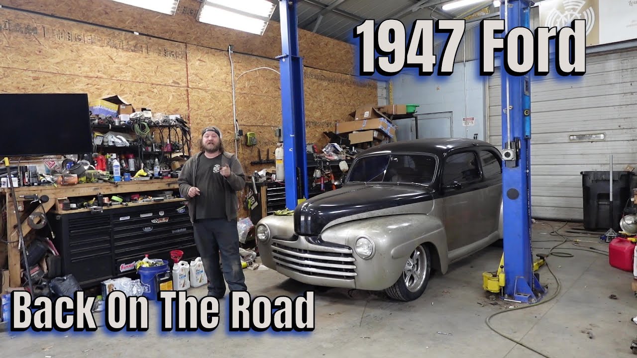 1947 Ford Revival Fuel Sender Brake Master Fluid Fill and Test Drive