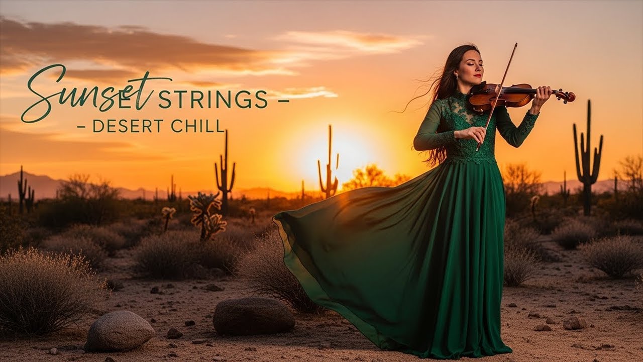 Sunset Strings Desert Chill