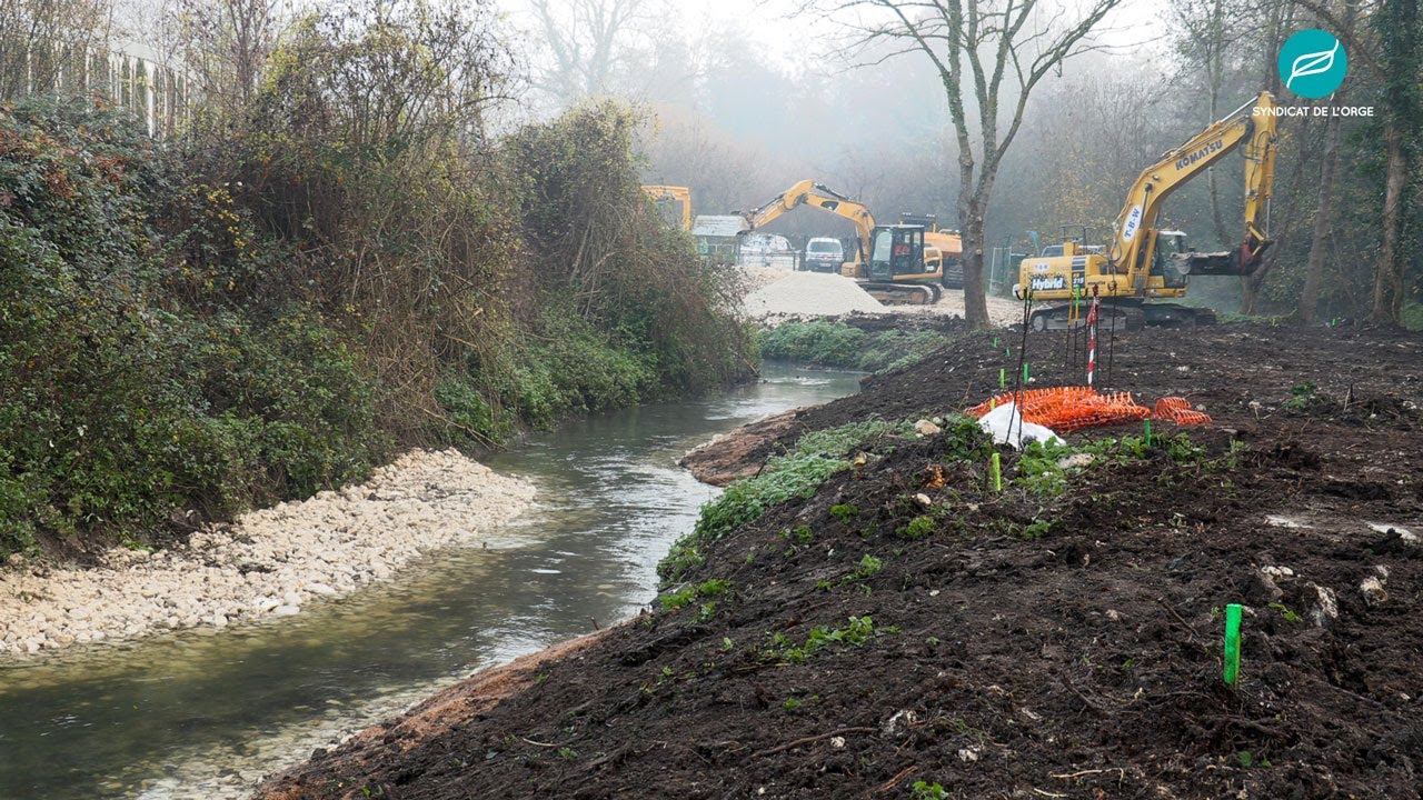 Restauration de 3 Km de cours d'eau à Arpajon.