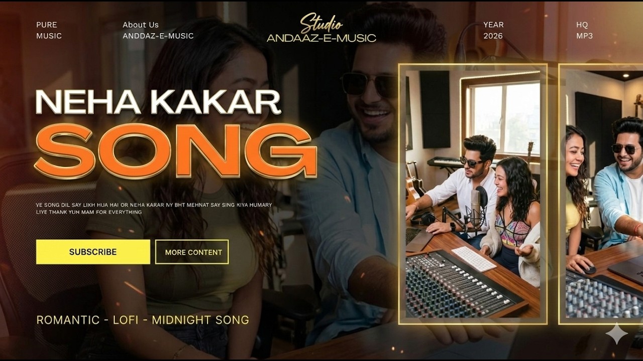 CHALEYA ( HINDI SONG ) | NEHA KAKAR |  AYYAN RASHEED | ANDDAZ-E-MUSIC | #hindisong #song #geet