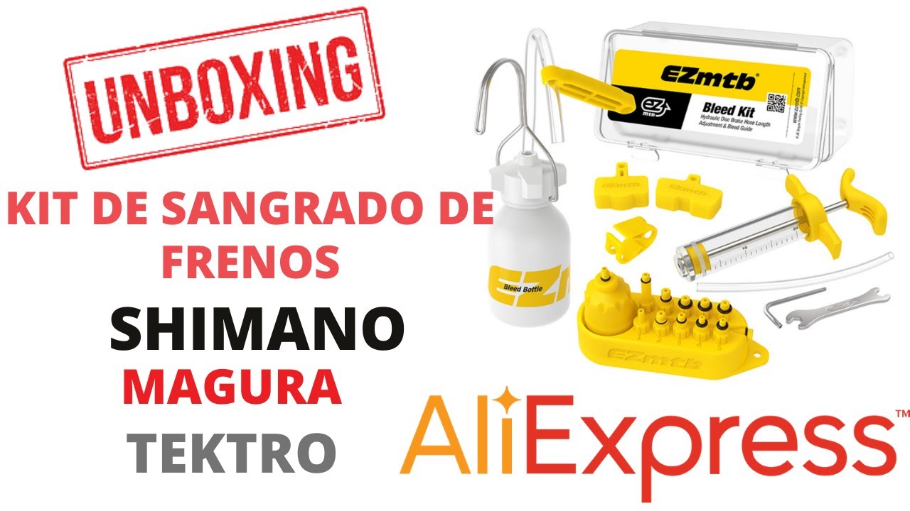 💉 📦🩸KIT DE SANGRADO DE FRENOS  SHIMANO, MAGURA, TEKTRO🩸📦💉 🚴‍♂️ EZMTB 🔥