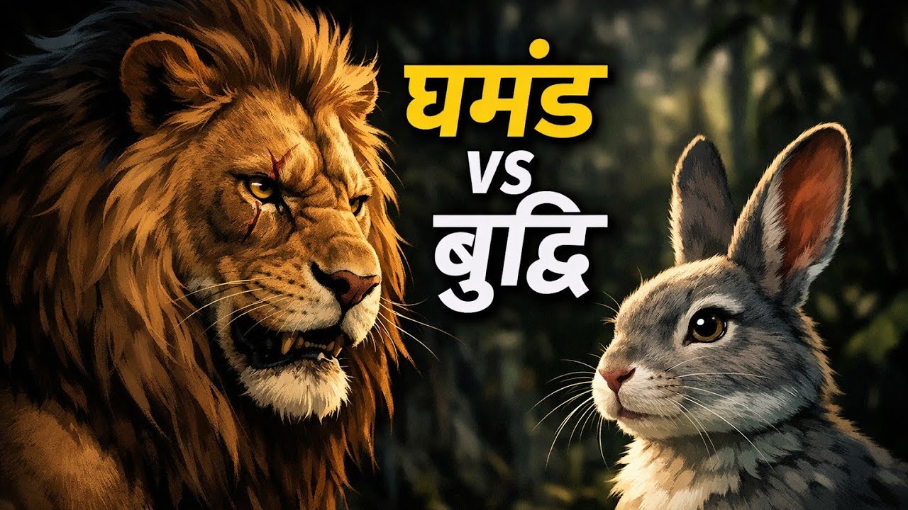 छोटा खरगोश, बड़ा दिमाग़ 🔥 | Panchatantra Story in Hindi