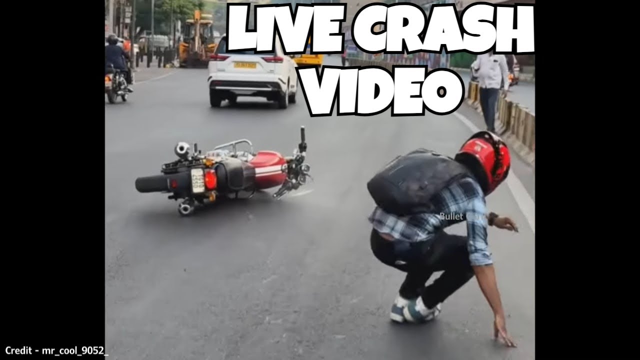 5 Motorcycle Live Crash/Accident - Bike Out-of-Control Moments😲