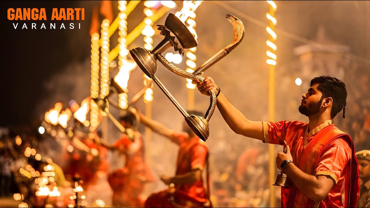 Ganga Aarti Of Varanasi - Raw Clips ✨