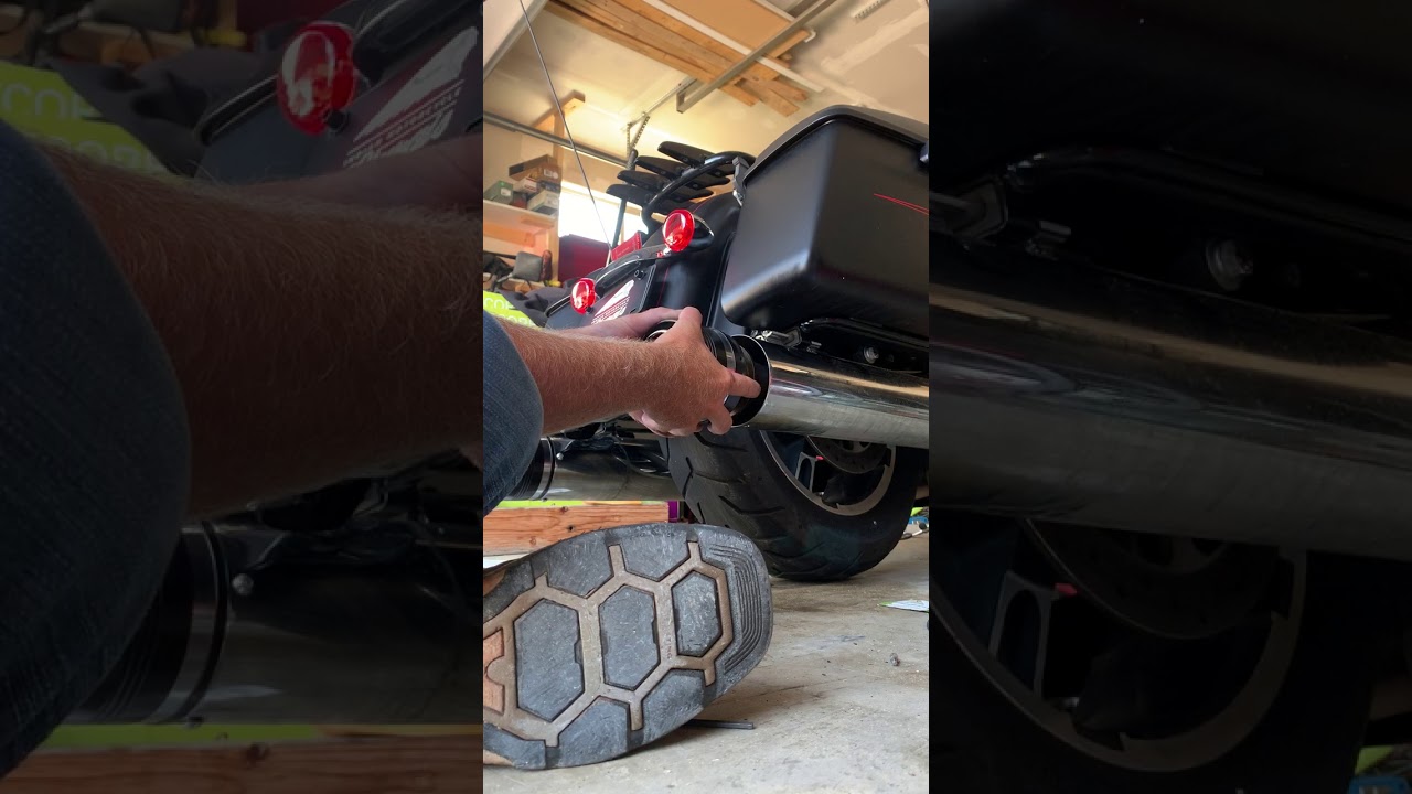 Rinehart performance baffles. On my street glide.