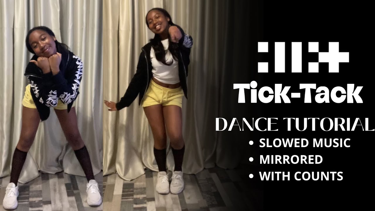 ILLIT (아일릿) - 'Tick-Tack' Dance tutorial - SLOW MUSIC + MIRRORED + COUNTS (chorus) | ValMaKo