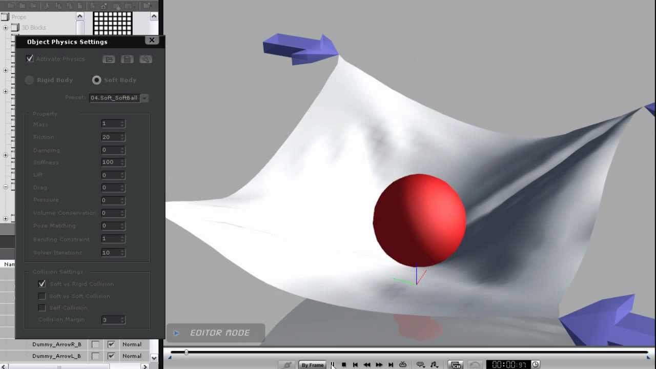 iClone5 Tutorial - Physics 301 Soft Body Objects