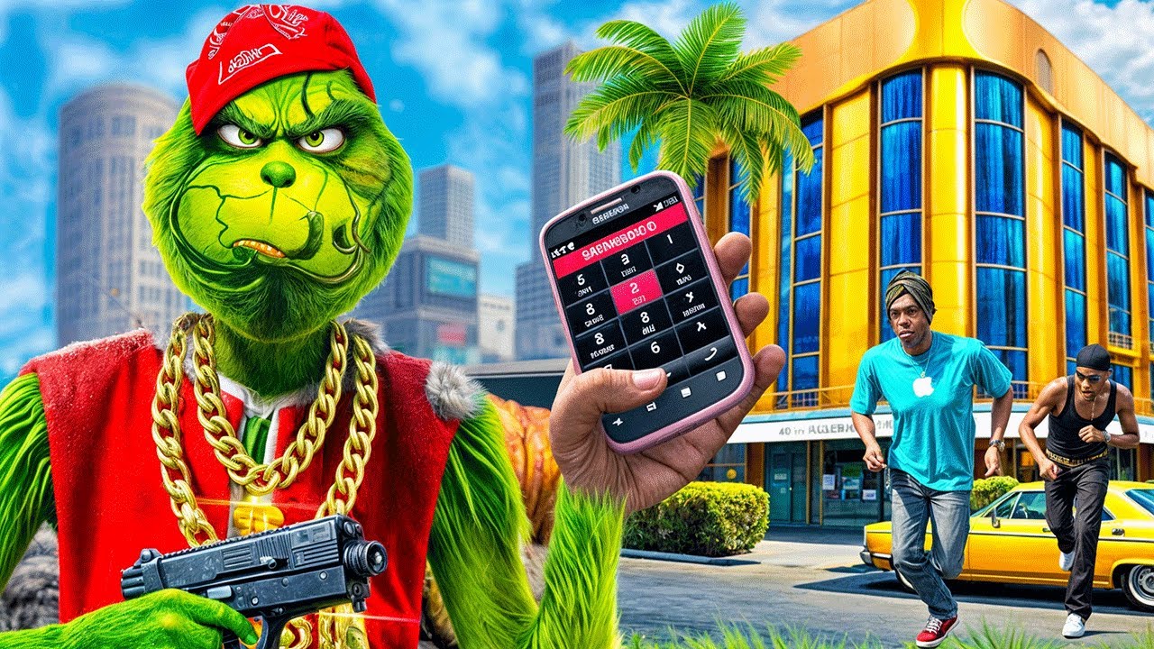 Grinch Ciordeste Telefoane pe GTA 5 RP..
