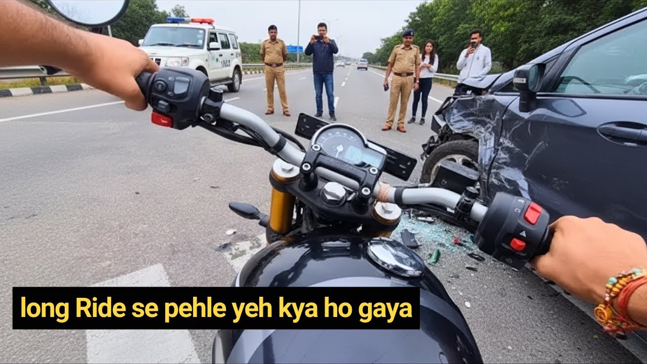 Long Ride Se Pehle Ho Gaya Accident 😭 Papa Bacha Lo Mujhe | Triumph Speed400