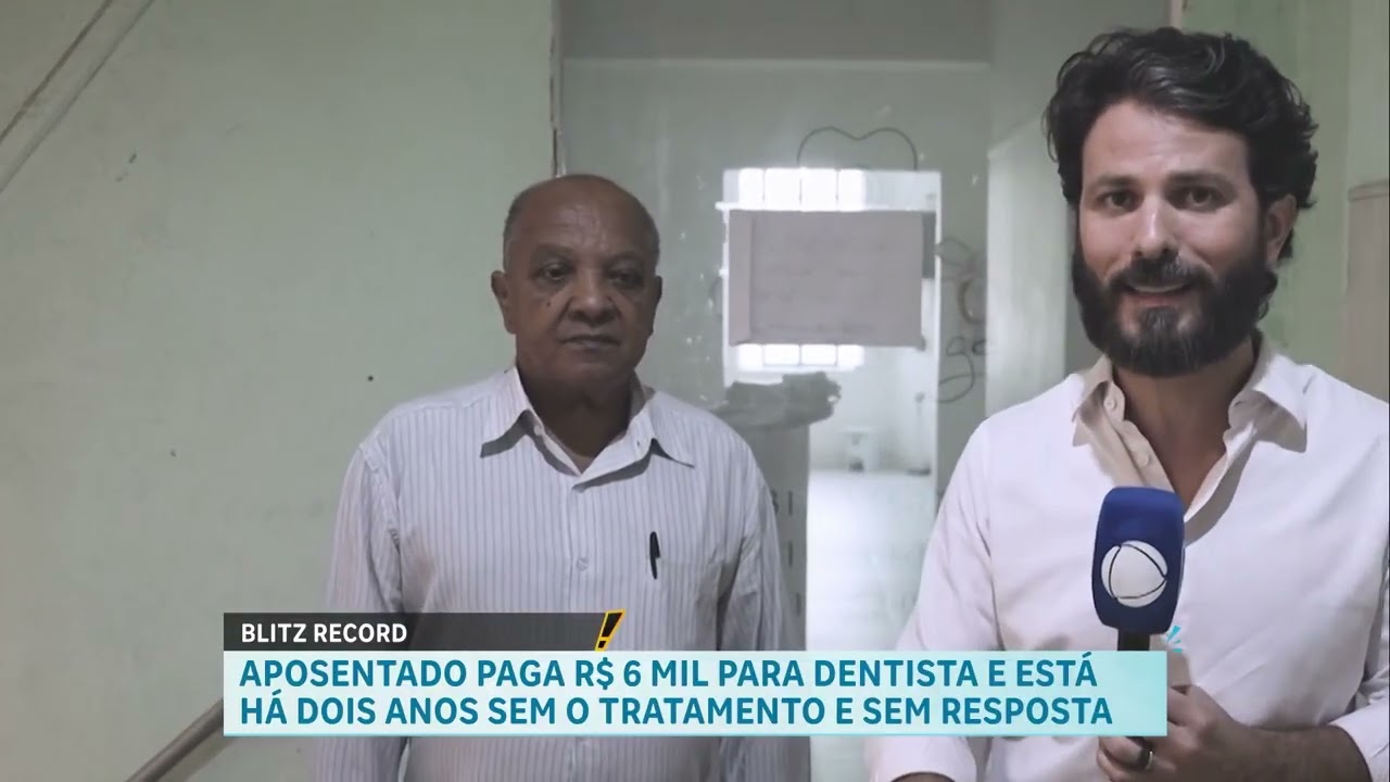 BLITZ RECORD: APOSENTADO ESTÁ HÁ DOIS ANOS SEM TRATAMENTO E SEM RESPOSTA