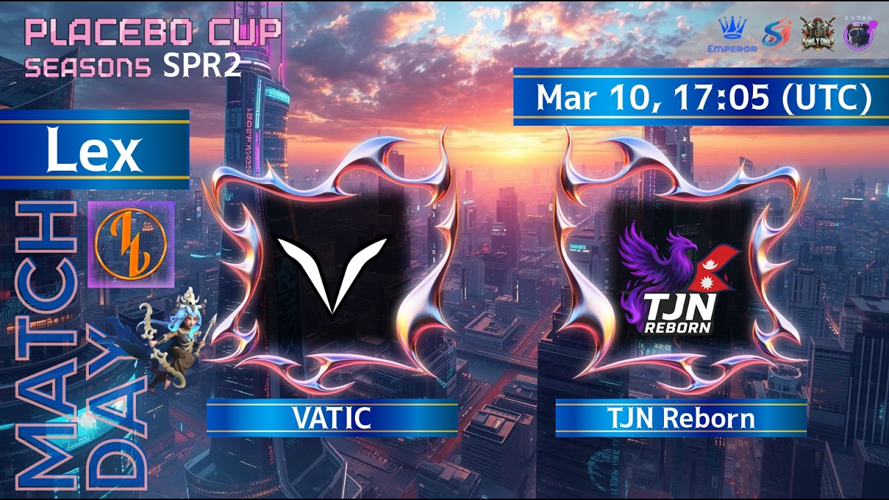 🔴 LIVE - VATIC 🆚 TJN Reborn | SPR2  PLACEBO CUP | 1500$ | Cast 🇫🇷