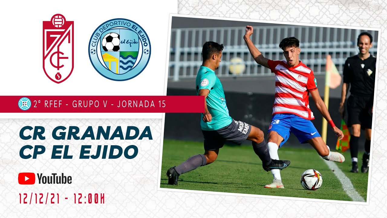 Club Recreativo Granada 🆚 Polideportivo El Ejido (0-1) [Partido completo]