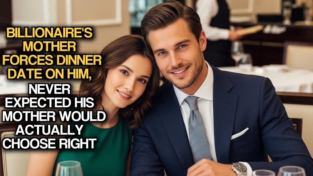 Billionaire's Mother Forces Dinner Date On Him, Never Expected His Mother Would Choose Right