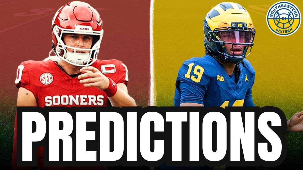 Oklahoma vs. Michigan PREDICTIONS | 2025 College Football Predictions | SEC Week 2