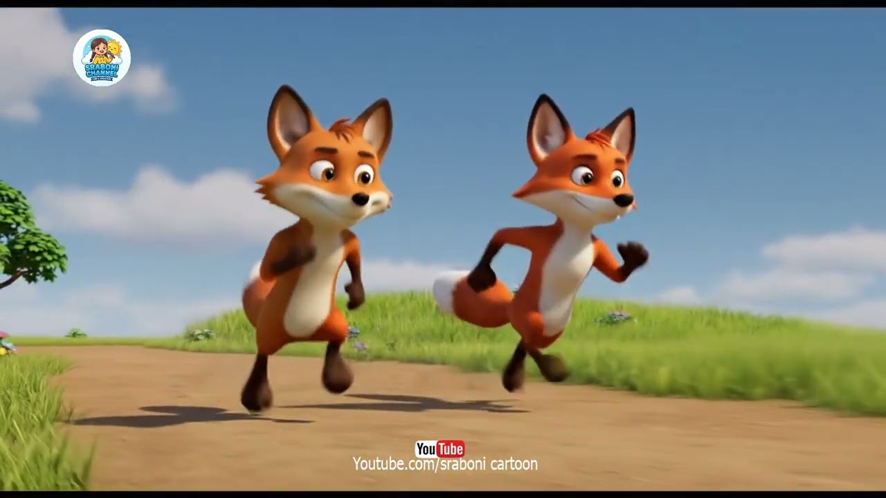 The bad fox in jungle  | animation video | bangla cartoon video #srabonicartoon