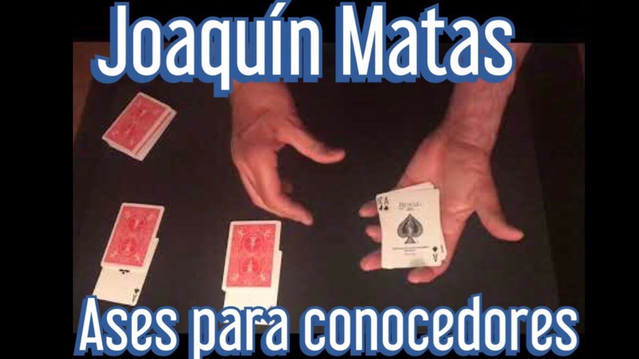 Joaquín Matas. Aces for Connoisseurs / Ases para conocedores