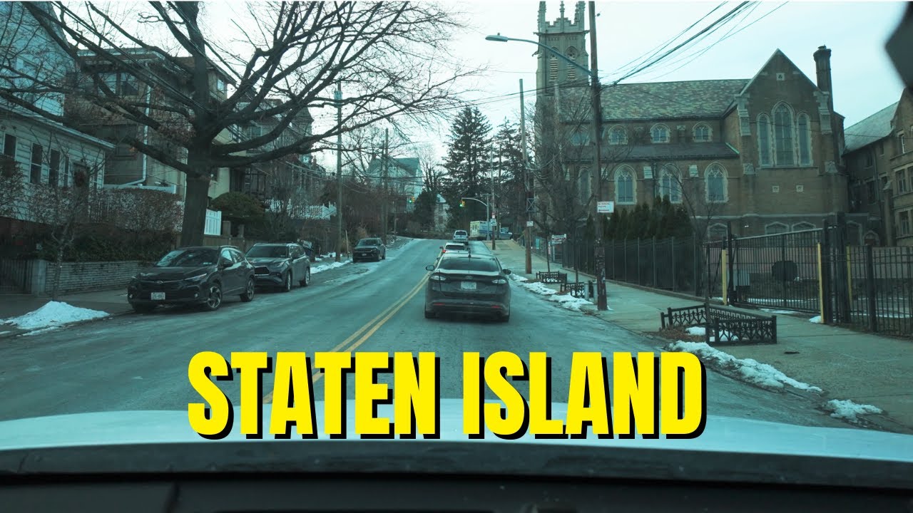 Staten Island Driving 4K | from Van Duzer to St Paul's Ave via Silver Lake
