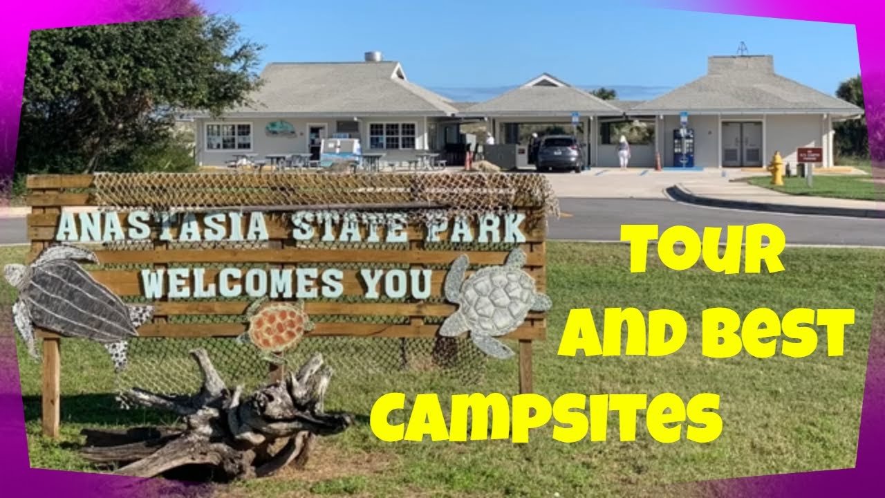 Video Tour of Anastasia State Park Campground in FL
