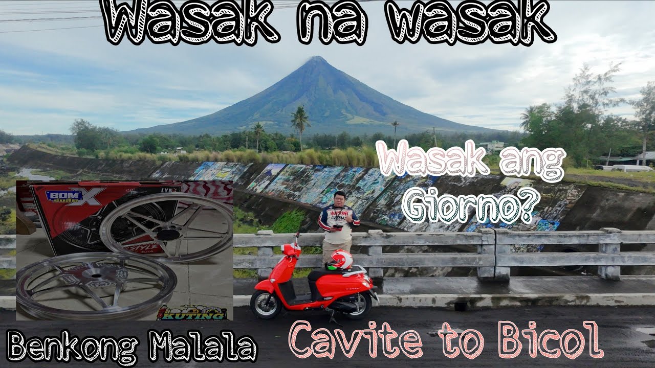 Bicol ride  June 12,2025| Wasak ang Giorno | Wasak na daan wasak din ang BOMX mags? |