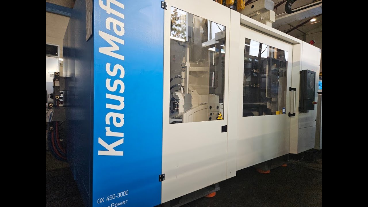 Gebrauchte Spritzgießmaschine Krauss Maffei KM 450-3000 GX Blue Power