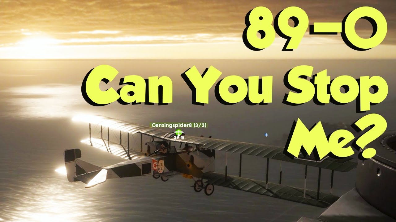 How YOU can be INVINCIBLE - Bomber Pilot Killstreak - Battlefield 1