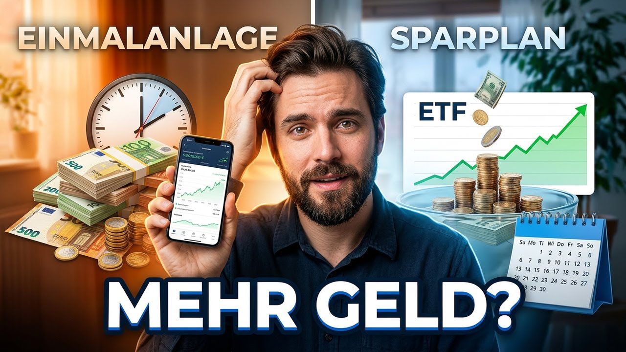 &bdquo;ETF-Sparplan vs. Einmalanlage: Was bringt dir wirklich mehr Geld?&ldquo;