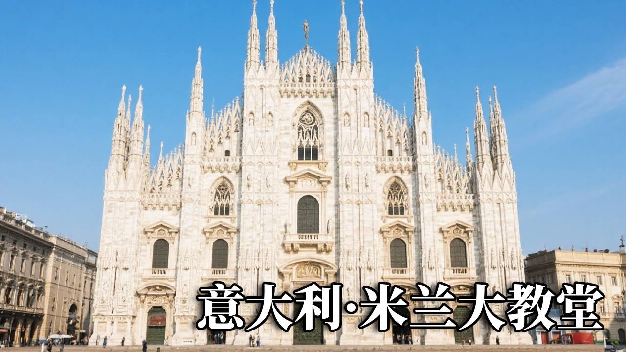 意大利之旅——米兰大教堂，登顶那一刻，终于明白米兰大教堂为何封神！【行走世界的北京老刘】